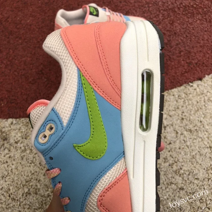 Nike Air Max 1 Pink Blue Retro Running Shoes DV3196-800