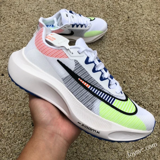 Nike Zoom Fly 5 White Green Pink Running Shoes DX1599-100