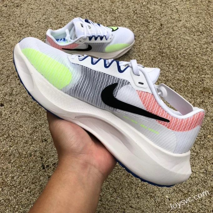 Nike Zoom Fly 5 White Green Pink Running Shoes DX1599-100