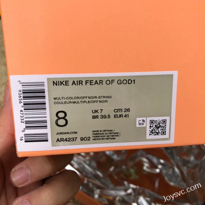 Nike Air Fear of God 1 String The Question AR4237-902