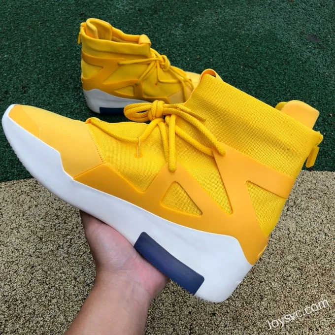 Nike Air Fear of God 1 Yellow White AR4237-700