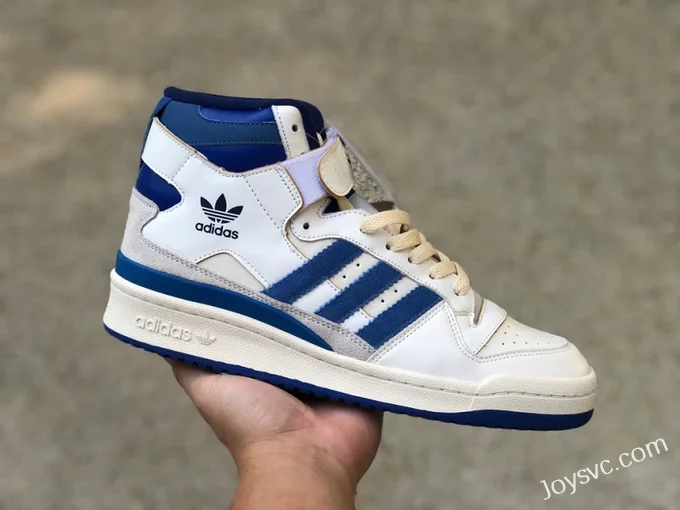 Adidas Forum 84 Hi White Blue High Top Sneakers FY7793