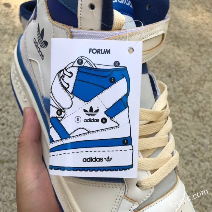 Adidas Forum 84 Hi White Blue High Top Sneakers FY7793