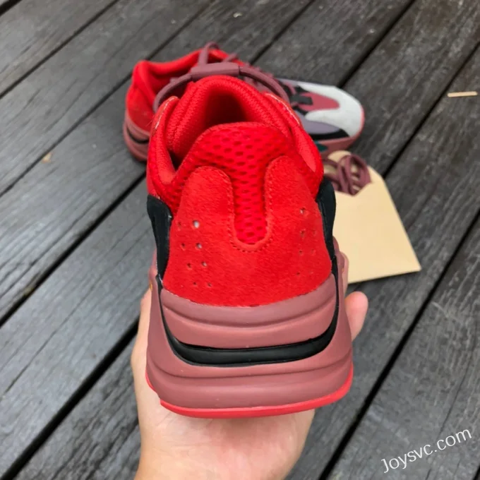 Adidas Yeezy Boost 700 in Grey and Red