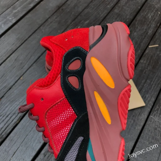 Adidas Yeezy Boost 700 in Grey and Red