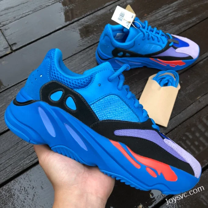 Adidas Yeezy Boost 700 in Blue and Purple