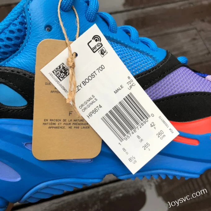 Adidas Yeezy Boost 700 in Blue and Purple