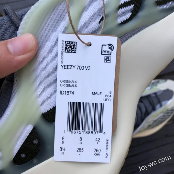 Adidas Yeezy 700 V3 in Grey and White