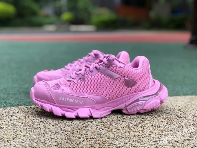 Balenciaga Track 3 Pink Sneakers