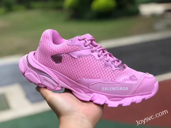 Balenciaga Track 3 Pink Sneakers