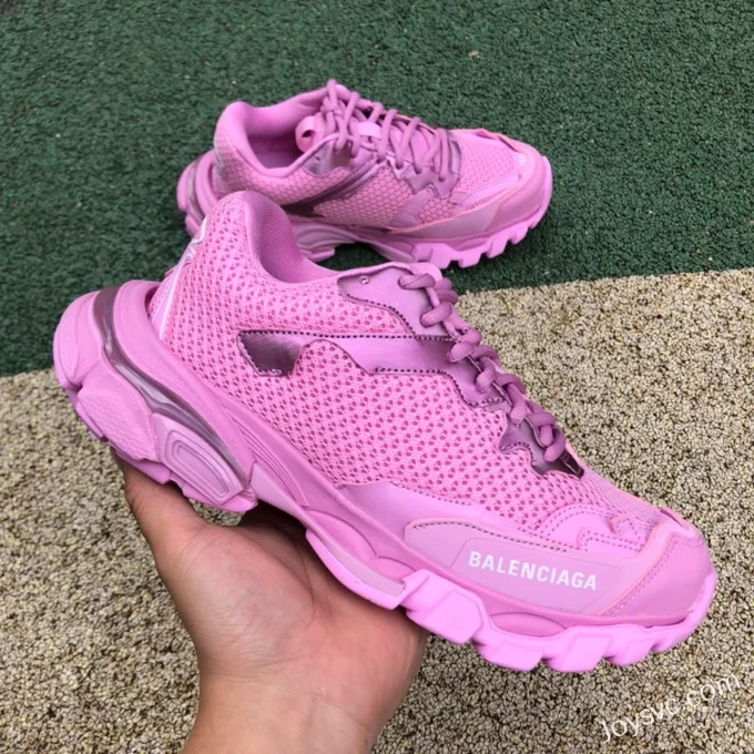 Balenciaga Track 3 Pink Sneakers