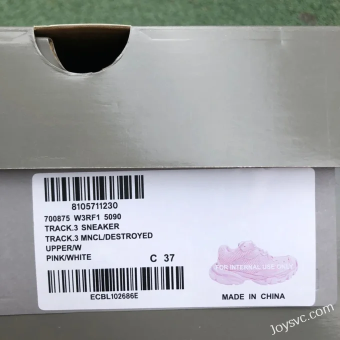 Balenciaga Track 3 Pink Sneakers