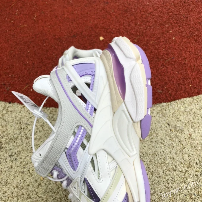 Balenciaga Track 2.0 White Purple Sneakers