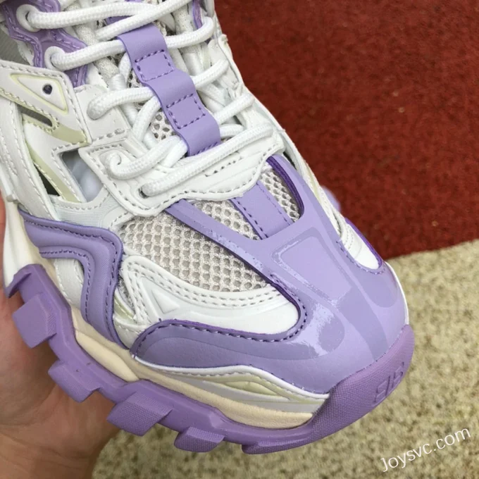 Balenciaga Track 2.0 White Purple Sneakers