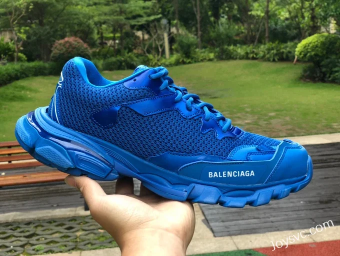 Balenciaga Track 3 Blue Sneakers