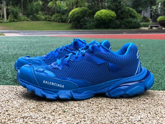 Balenciaga Track 3 Blue Sneakers