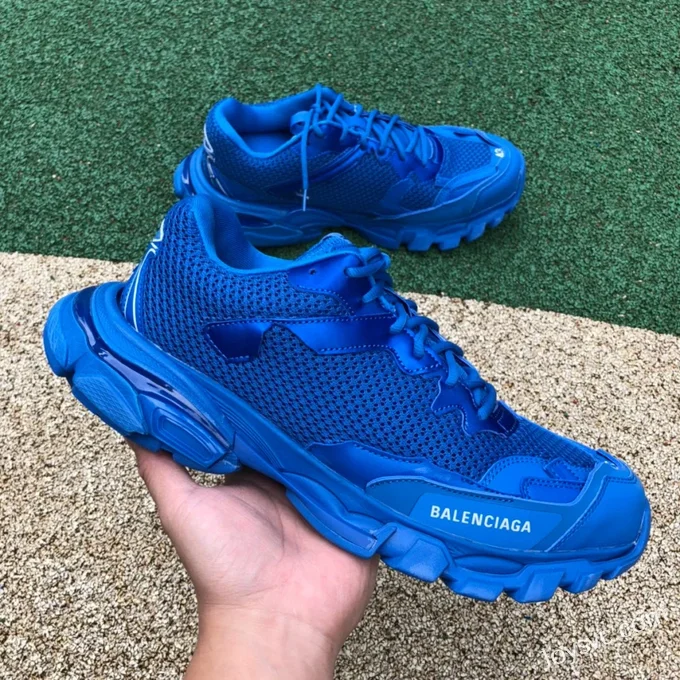 Balenciaga Track 3 Blue Sneakers