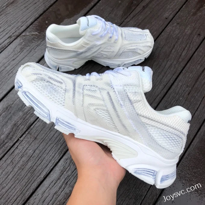 Balenciaga White Blue Phantom Vintage Dad Shoes