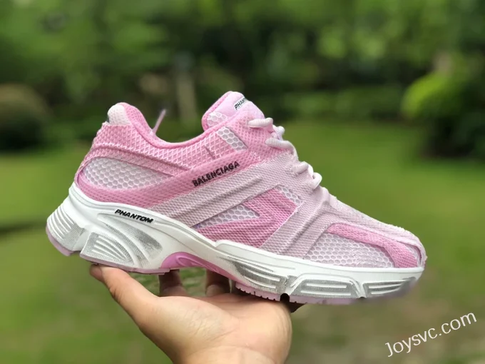 Balenciaga White Pink Phantom Vintage Dad Shoes