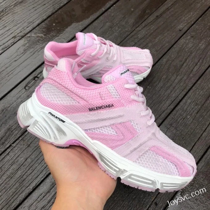 Balenciaga White Pink Phantom Vintage Dad Shoes