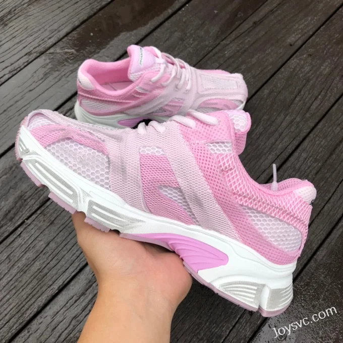 Balenciaga White Pink Phantom Vintage Dad Shoes