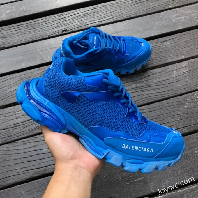 Balenciaga Track 3 Blue Sneakers