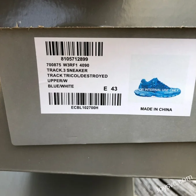 Balenciaga Track 3 Blue Sneakers