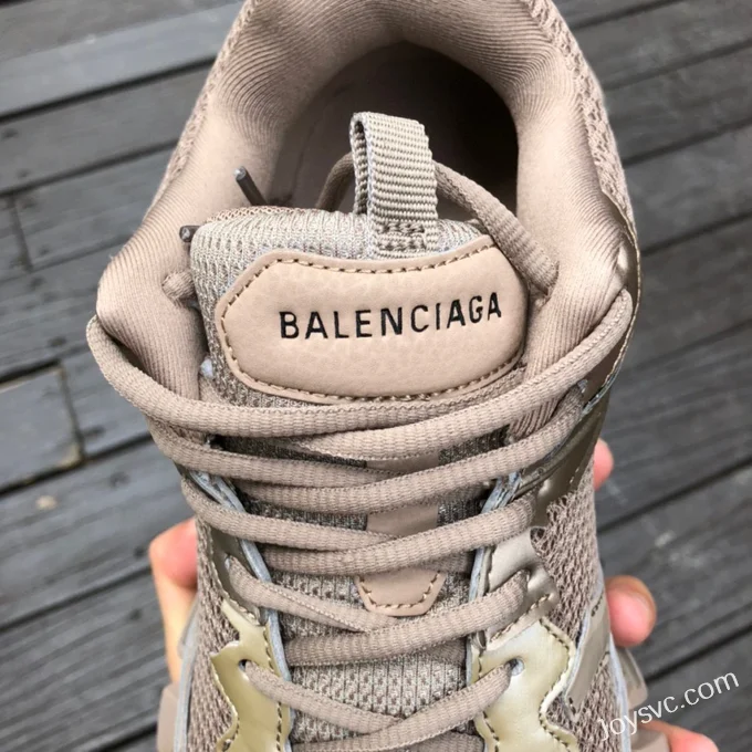 Balenciaga Track 3 Khaki Sneakers