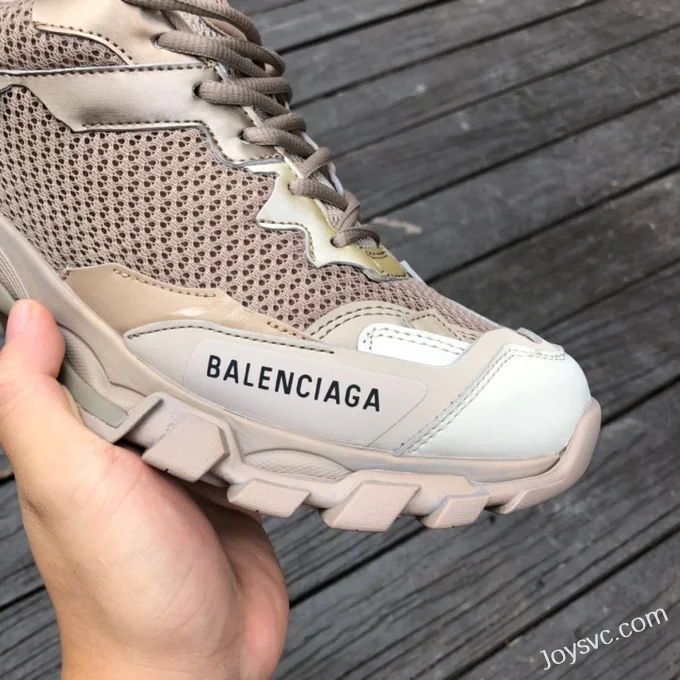 Balenciaga Track 3 Khaki Sneakers