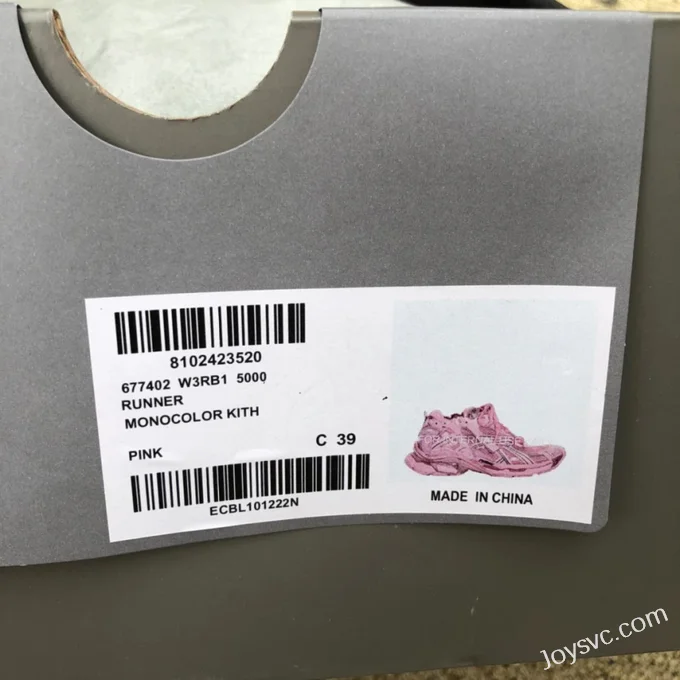 Balenciaga Runner Pink Sneakers 211112ss0816