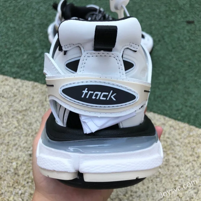 Balenciaga Triple S White Black Sneakers