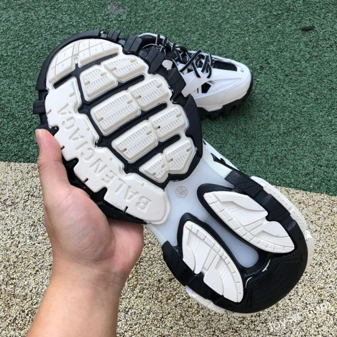 Balenciaga Triple S White Black Sneakers