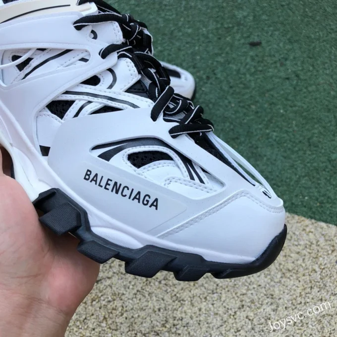 Balenciaga Triple S White Black Sneakers