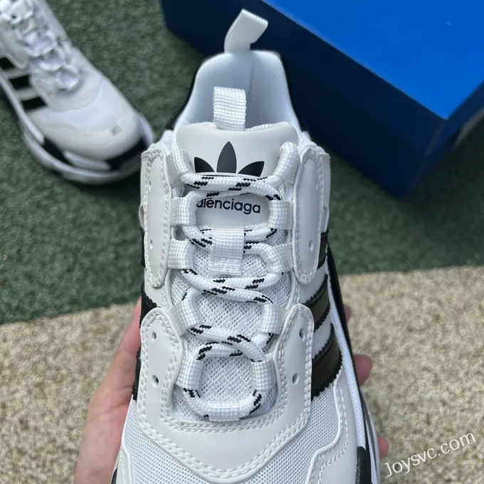 Balenciaga Adidas White Triple S Vintage Dad Shoes