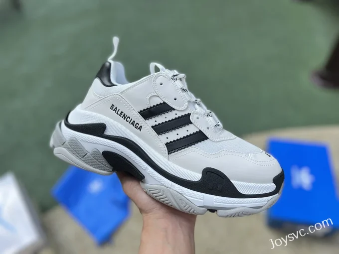 Balenciaga Adidas White Triple S Vintage Dad Shoes