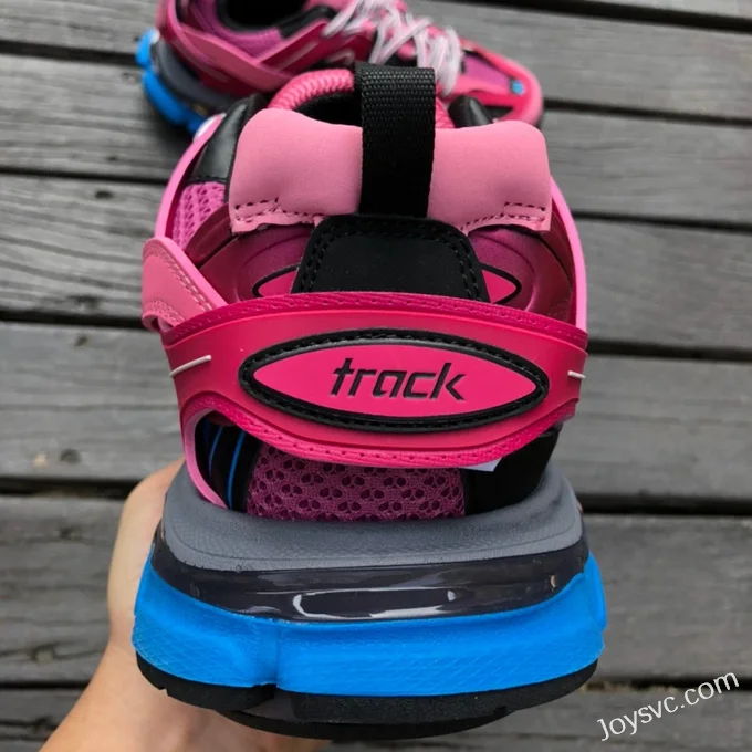 Balenciaga Track 3 Pink Blue Sneakers