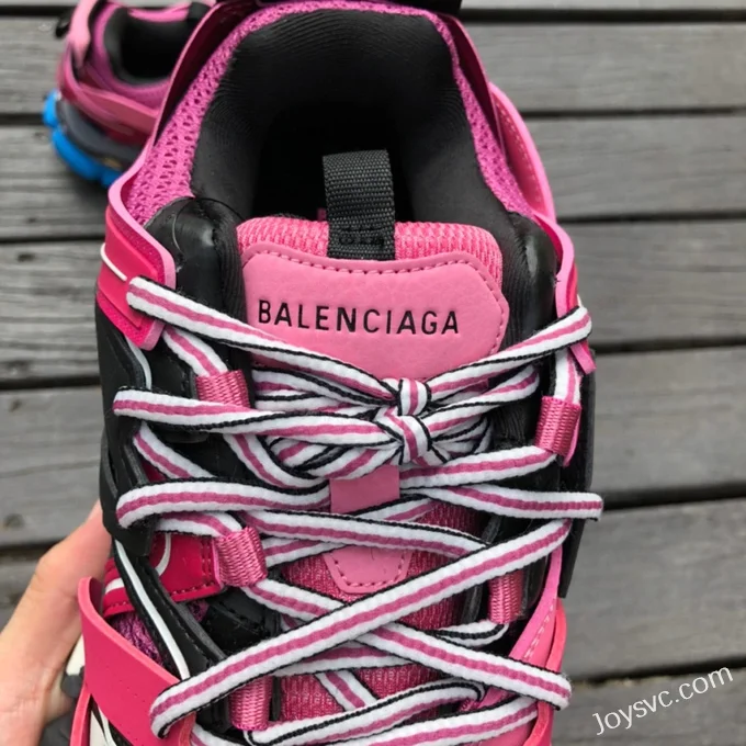 Balenciaga Track 3 Pink Blue Sneakers