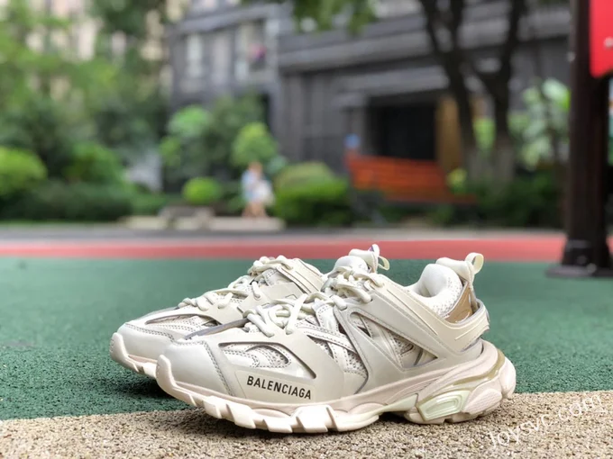 Balenciaga Track 3 White Light Brown Sneakers