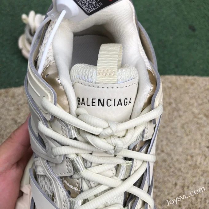 Balenciaga Track 3 White Light Brown Sneakers