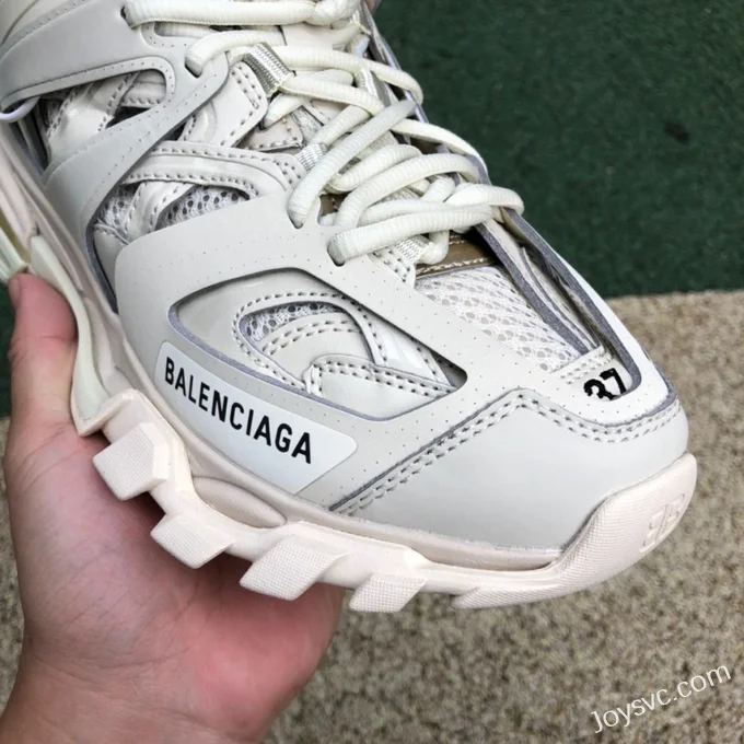 Balenciaga Track 3 White Light Brown Sneakers