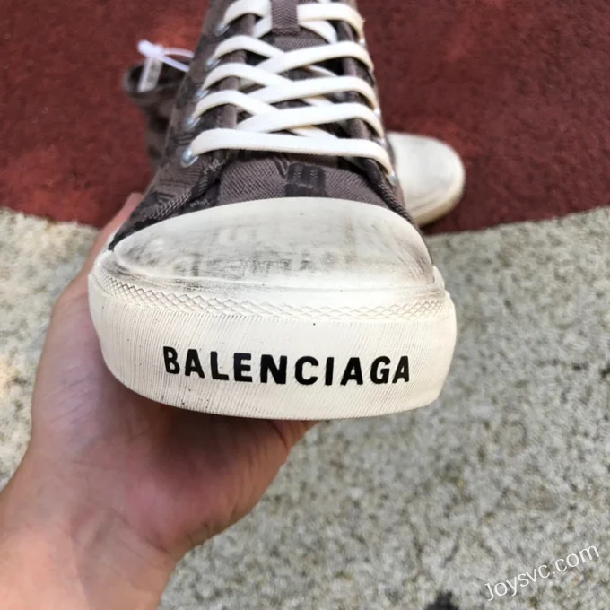 Balenciaga High-Top Canvas Vintage Dad Shoes