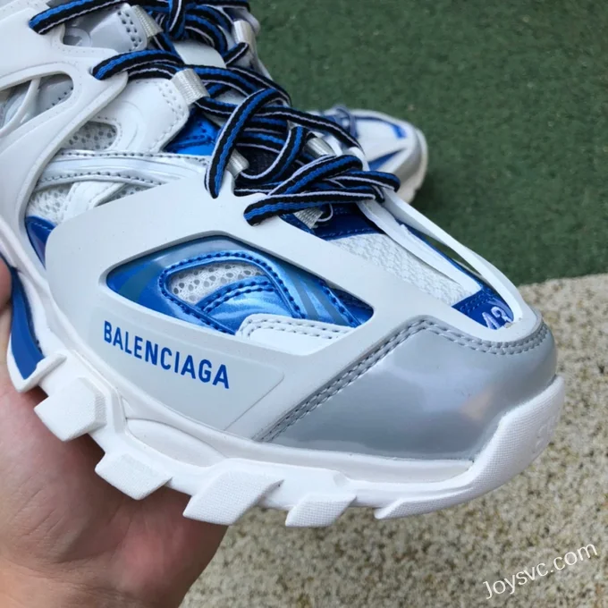 Balenciaga Triple S White Grey Blue Sneakers