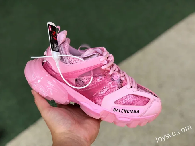 Balenciaga Triple S Transparent Pink Sneakers