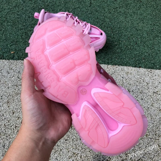 Balenciaga Triple S Transparent Pink Sneakers