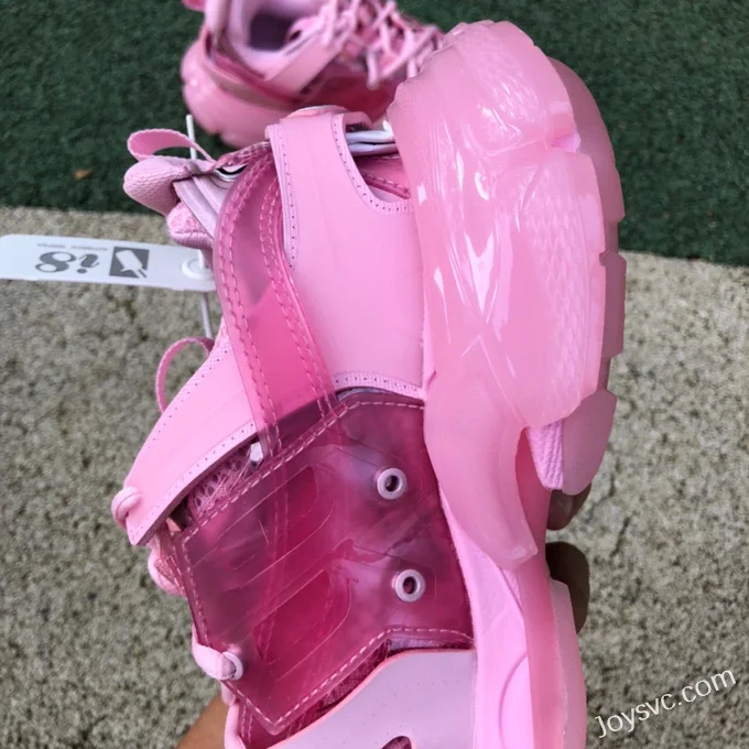 Balenciaga Triple S Transparent Pink Sneakers