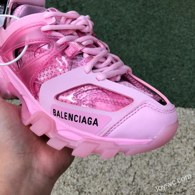 Balenciaga Triple S Transparent Pink Sneakers