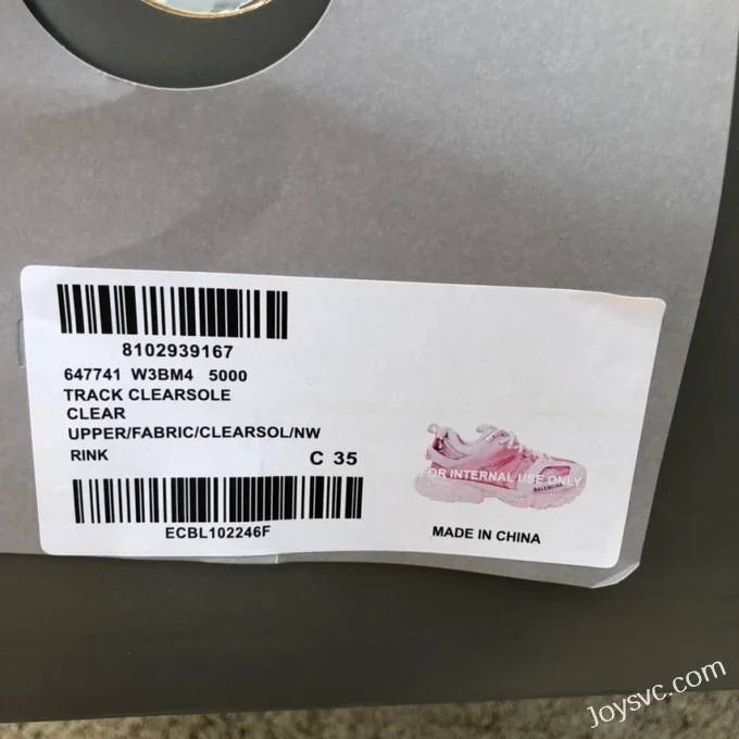 Balenciaga Triple S Transparent Pink Sneakers