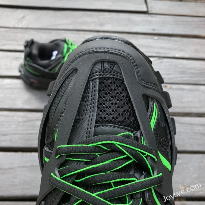 Balenciaga Triple S Black Green Sneakers