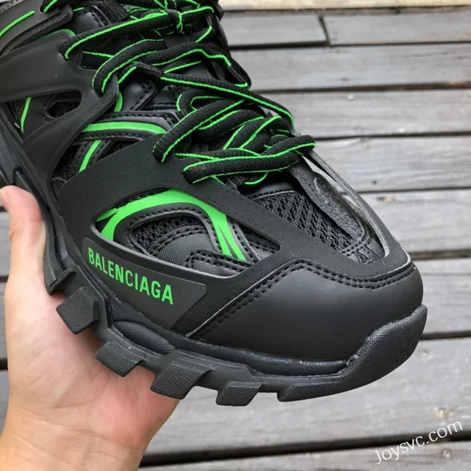 Balenciaga Triple S Black Green Sneakers