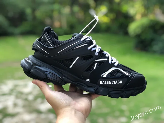 Balenciaga Triple S Black White Sneakers